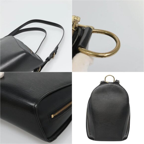 LOUIS VUITTON Epi Mabillon Backpack Black M52232 LV Auth - Picture 15 of 15